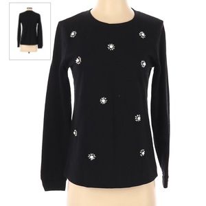 Banana Republic S Sophia Embellished Beaded Sweatshirt
